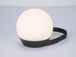 Smarte AKKU LED Außentischleuchte CARDI - USB, RGB & Weißtöne Höhe 22cm