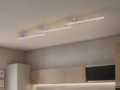 Smarte LED Deckenleuchte MELBY mit WIZ Lichtsteuerung & Fernbedienung, L: 242cm