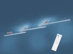 Smarte LED Deckenleuchte MELBY mit WIZ Lichtsteuerung & Fernbedienung, L: 242cm