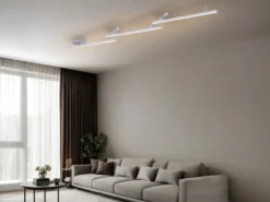 Smarte LED Deckenleuchte MELBY mit WIZ Lichtsteuerung & Fernbedienung, L: 242cm
