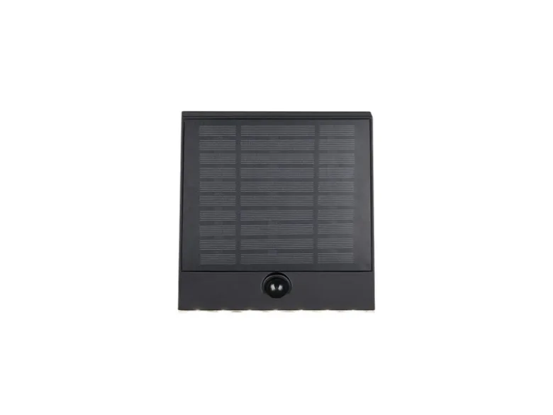 Solar Außenwandleuchte ALVORADA auch per USB aufladbar mit Bewegungsmelder