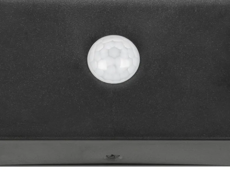 Solar Außenwandleuchte ATICO auch per USB aufladbar mit Bewegungsmelder, B: 20cm