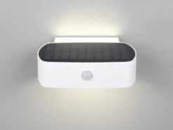 Solar Außenwandleuchte BILBAO auch per USB aufladbar mit Bewegungsmelder B: 21cm