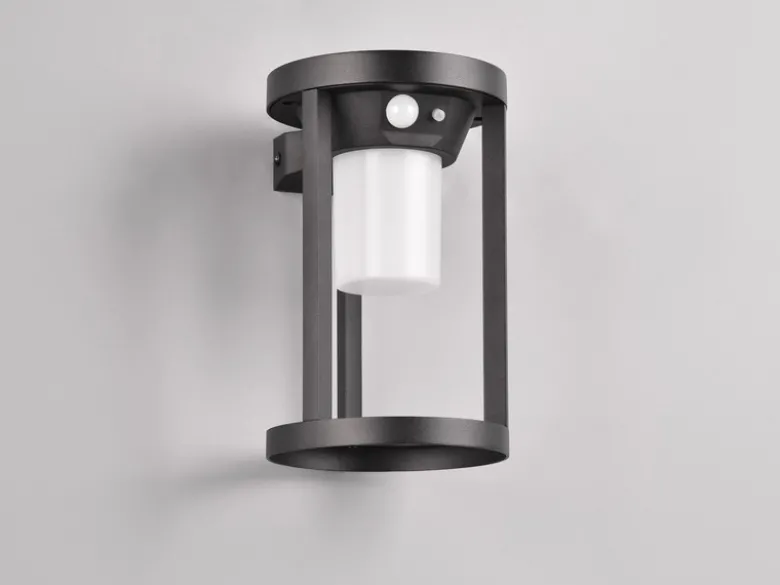 Solar Außenwandleuchte CARMO mit Bewegungsmelder & Dauerlicht, H. 20cm