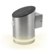 Solar LED Außenleuchten 2er SET, IP44 Bewegungsmelder, Edelstahl, Downlight