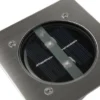Solar LED Bodeneinbaustrahler CARLO für Außen, Edelstahl eckig 10x10cm, IP67