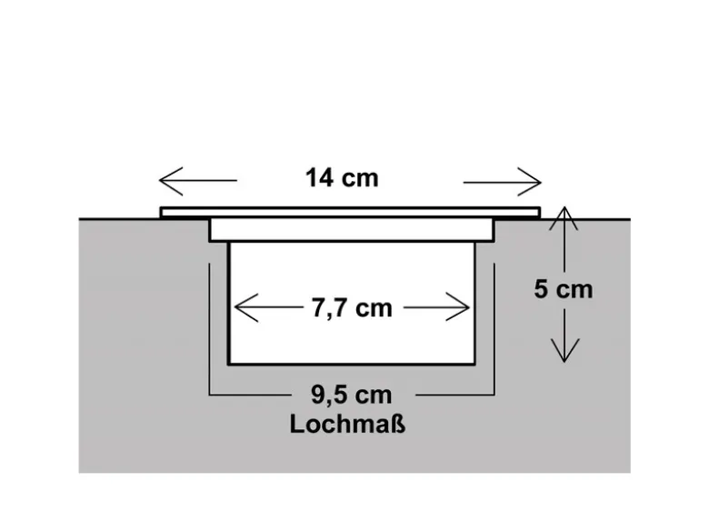 Solar LED Bodeneinbaustrahler 8er SET für Außen, Edelstahl rund Ø14cm IP67