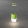 Solar LED Leuchte ASSISI mit 3-Stufen Dimmer & USB-Kabel, IP44, Grün