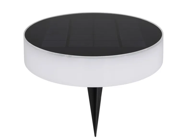 Solarleuchte mit abnehmbaren Erdspieß, auch zur Wandmontage geeignet Ø15cm