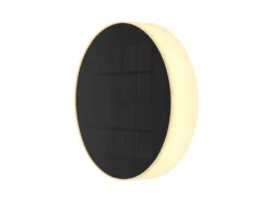 Solarleuchten Set mit abnehmbaren Erdspieß, auch zur Wandmontage geeignet Ø15cm