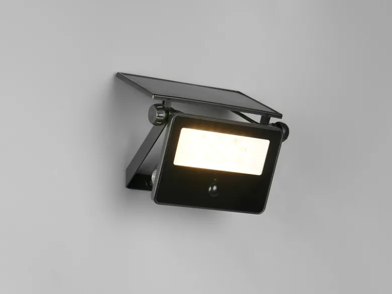 Solarstrahler MOURA außen mit Bewegungsmelder, Breite 14cm