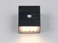 Solar Wandleuchte TALCA außen mit Bewegungsmelder, Licht drehbar, IP65, B: 9cm
