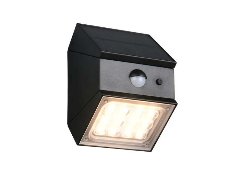 Solar Wandleuchte TALCA außen mit Bewegungsmelder, Licht drehbar, IP65, B: 9cm