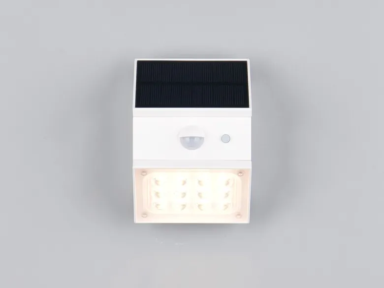 Solar Wandleuchte TALCA außen mit Bewegungsmelder, Licht drehbar, IP65, B: 9cm