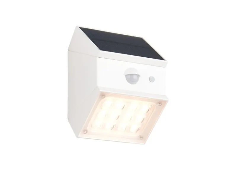 Solar Wandleuchte TALCA außen mit Bewegungsmelder, Licht drehbar, IP65, B: 9cm