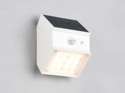 Solar Wandleuchte TALCA außen mit Bewegungsmelder, Licht drehbar, IP65, B: 9cm