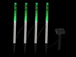 8 Stück LED Solarleuchten mit Erdspieß, Solar Gartenleuchten mit Farbwechsel