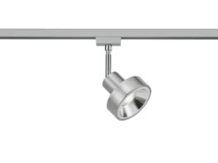 Strahler LEON in Silber für DUOline 2-Phasen Schienensystem
