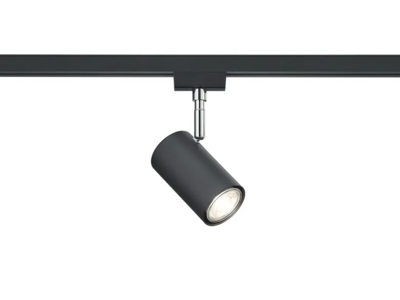 Strahler MARLEY Metall Schwarz für DUOline 2-Phasen Schienensystem