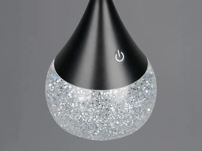 Tischlampe TEMBO LED dimmbar mit RGB Farbwechsel, USB betrieben, Höhe 28cm