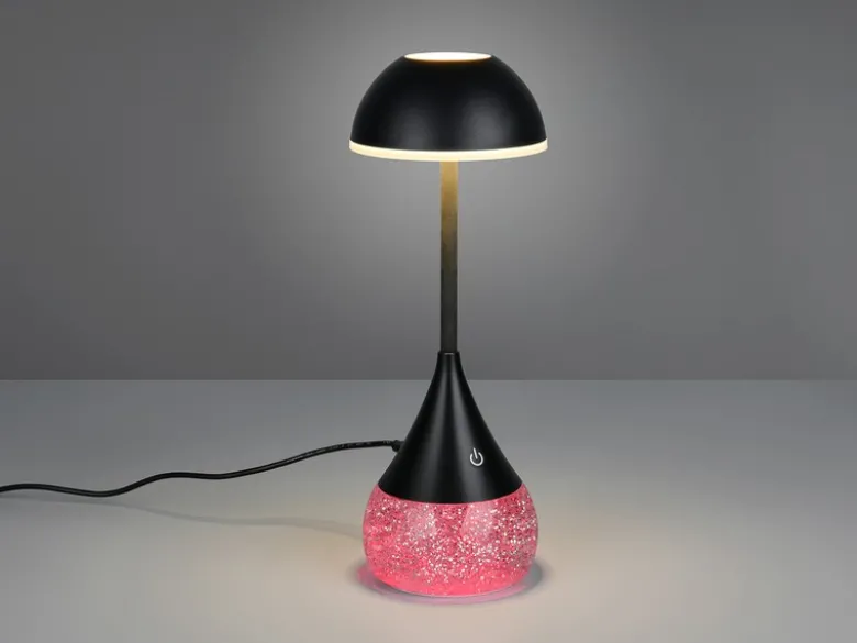 Tischlampe TEMBO LED dimmbar mit RGB Farbwechsel, USB betrieben, Höhe 28cm