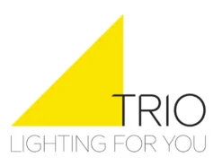 Tischleuchte VELA mit Glasfuß Grau und Stoffschirm Weiß, Höhe 29cm