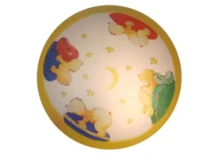 Tolle LED Deckenleuchte Ø 45cm Bär Berni bringt gute Laune ins Kinderzimmer!