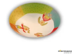 Tolle LED Deckenleuchte Rainbow Rabbit Motiv bringt gute Laune ins Kinderzimmer