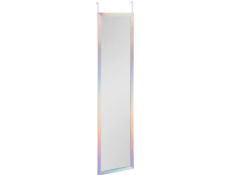 Türhängespiegel RIA rechteckig mit Haken, Rahmen Bunt 30 x 120cm