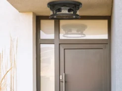 Ultra Wetter & Salzluft resistente Außen Deckenleuchte MARBLEHEAD, Bronze Ø33cm