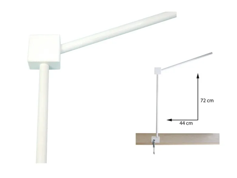 Universal XL Mobilehalter Holz weiß gelaugt, mit fröhlichem Mobile SUM SUM