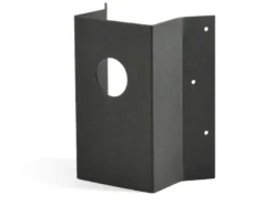 Universal Eckbefestigung für Wandleuchten, Aluminium schwarz, Höhe 19cm