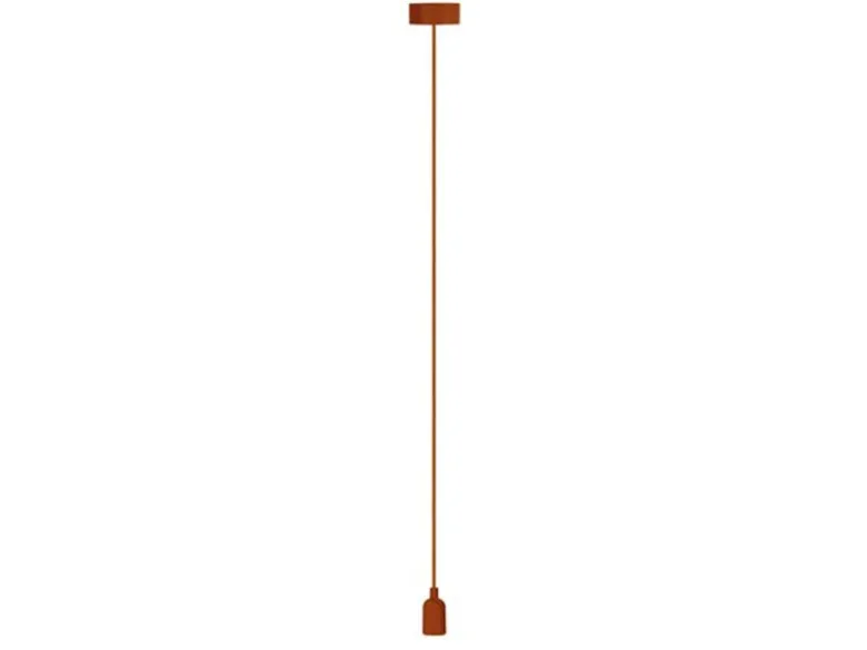 Universal Schnurpendel Textil braun für Hängelampe E27 max. 60W, Ø 8,5cm