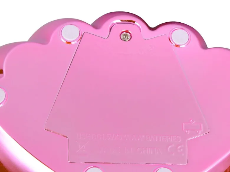 USB Muschel Tischlampe Pink mit RGB Beleuchtung, Höhe 14cm