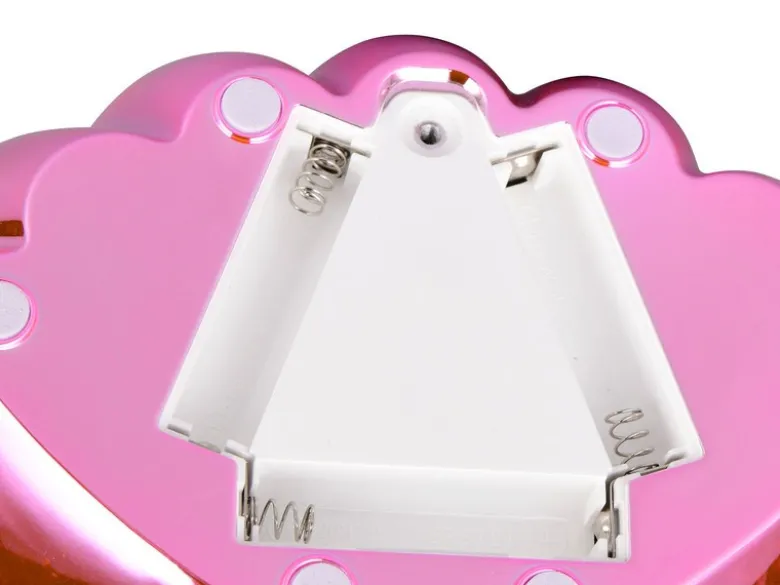USB Muschel Tischlampe Pink mit RGB Beleuchtung, Höhe 14cm