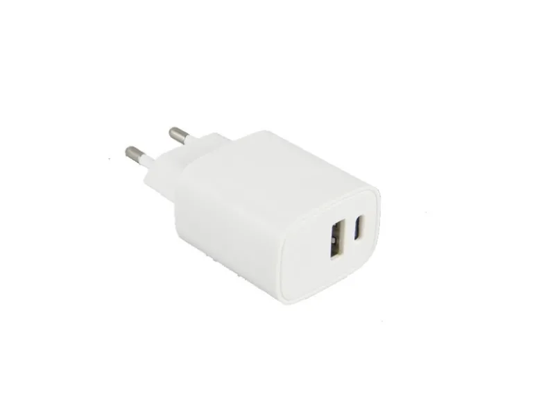 USB Muschel Tischlampe Silber Chrom mit RGB Beleuchtung, Höhe 14cm