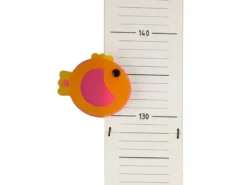 Verspielte Messlatte aus Holz, Made in Germany, 70-150cm, Design FISCHE