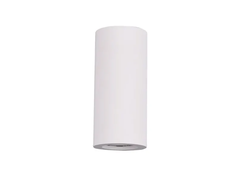 Wandlampe ZAZOU - Spot Gipsleuchte Weiß Up and Down bemalbar, Höhe 16,5cm