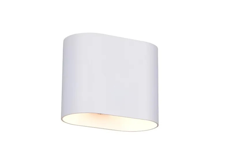 Wandleuchte ALANI mit Up & Down Lichteffekt, Metall Weiß, Breite 15cm
