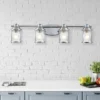 Wandleuchte ASHLAND BAY in Chrom für Badezimmer & Wohnraum, Breite 86cm
