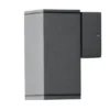 Wandleuchte MONZA anthrazit, GU10-Sockel, H: 13,5 cm, IP44