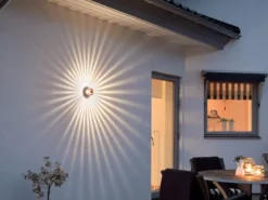 Wandleuchte MONZA effektvolle Beleuchtung, kupferfarbenes massives Aluminium