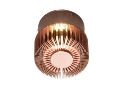 Wandleuchte MONZA effektvolle Beleuchtung, kupferfarbenes massives Aluminium