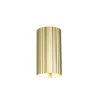 Wandleuchte SOKA mit Up and Down Lichteffekt, Metall Gold, Höhe 18cm