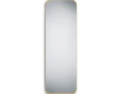 Wandspiegel BRITNEY Ganzkörperspiegel Metall Rahmen Gold 50x150 cm