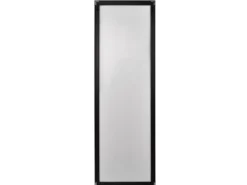 Wandspiegel JULIETTE Ganzköperspiegel Alluminium Rahmen Schwarz 50 x 150cm