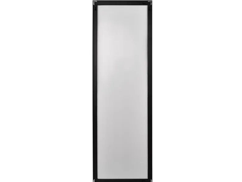 Wandspiegel JULIETTE Ganzköperspiegel Alluminium Rahmen Schwarz 50 x 150cm
