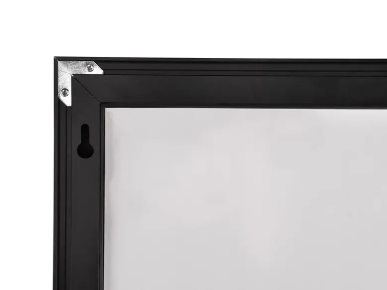 Wandspiegel JULIETTE Ganzköperspiegel Alluminium Rahmen Schwarz 50 x 150cm