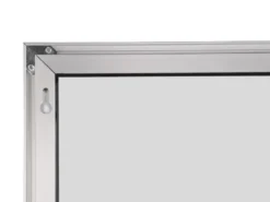 Wandspiegel JULIETTE Ganzköperspiegel Aluminium Rahmen in Silber 50 x 150cm