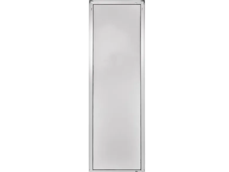 Wandspiegel JULIETTE Ganzköperspiegel Aluminium Rahmen in Silber 50 x 150cm
